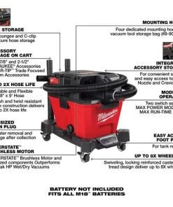 Milwaukee Tools Milwaukee M18 FUEL 6 Gallon Wet/Dry Vacuum 0910-20 -Milwaukee Tool-shop 0910 20 3