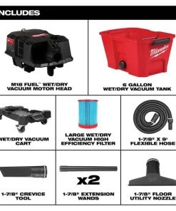 Milwaukee Tools Milwaukee M18 FUEL 6 Gallon Wet/Dry Vacuum 0910-20 -Milwaukee Tool-shop 0910 20 6