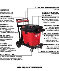 Milwaukee Tools Milwaukee M18 FUEL 12 Gallon Dual-Battery Wet/Dry Vacuum Kit 0930-22HD -Milwaukee Tool-shop 0930 22hd 3