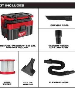 Milwaukee Tools Milwaukee M18 FUEL PACKOUT 2.5 Gallon Wet/Dry Vacuum 0970-20 10 Milwaukee Tools Milwaukee M18 FUEL PACKOUT 2.5 Gallon Wet/Dry Vacuum 0970-20 -Milwaukee Tool-shop 0970 20 4 d3oap1erfmjzugvc