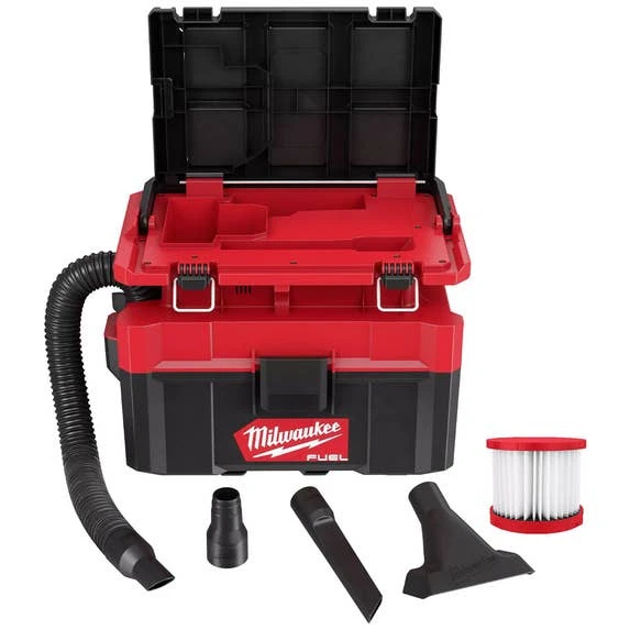 Milwaukee Tools Milwaukee M18 FUEL PACKOUT 2.5 Gallon Wet/Dry Vacuum 0970-20 3 Milwaukee Tools Milwaukee M18 FUEL PACKOUT 2.5 Gallon Wet/Dry Vacuum 0970-20
