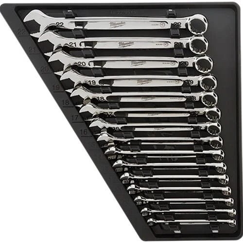 Milwaukee Tools Milwaukee Metric Combination Wrench Set 15 Piece 48-22-9515 4 Milwaukee Tools Milwaukee Metric Combination Wrench Set 15 Piece 48-22-9515 - Image 2