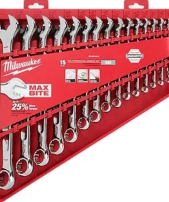 Milwaukee Tools Milwaukee SAE Combination Wrench Set 15 Pieces 48-22-9415 -Milwaukee Tool-shop 17862 3 ykmuluuj6c0gxw4t