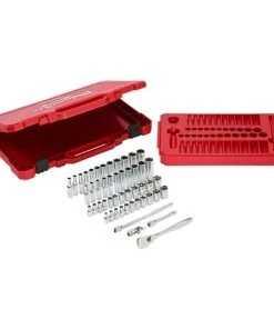Milwaukee Tools Milwaukee 1/4" Drive 50 Piece Ratchet & Socket Set - SAE & Metric 48-22-9004 8 Milwaukee Tools Milwaukee 1/4" Drive 50 Piece Ratchet & Socket Set - SAE & Metric 48-22-9004 -Milwaukee Tool-shop 19488 3 kemcgyz0horqrgxc
