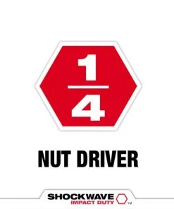 Milwaukee Tools Milwaukee SHOCKWAVE Impact Duty™ ¼” X 1-7/8" Magnetic Nut Driver 10PK 49-66-0502 -Milwaukee Tool-shop 1 4 diameter nut drivers