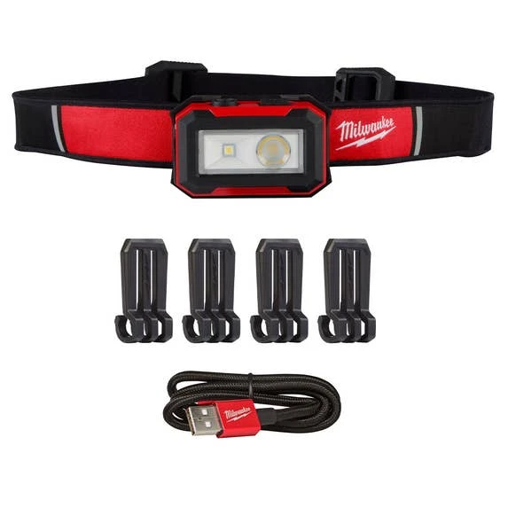 Milwaukee Tools Milwaukee Rechargeable 450L Headlamp 450 Lumens 2012R 3 Milwaukee Tools Milwaukee Rechargeable 450L Headlamp 450 Lumens 2012R