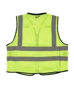 Milwaukee Tools Milwaukee Class 2 High Visibility 15 Pocket Yellow ANSI Performance Safety Vest - 4XL/5XL 48-73-5044 -Milwaukee Tool-shop 22078 2 uatzd71utfzt5uu5 4
