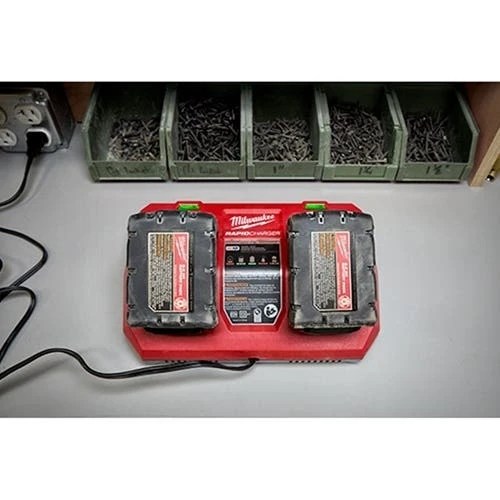 Milwaukee Tools Milwaukee M18 Dual Bay Simultaneous Rapid Charger 48-59-1802 6 Milwaukee Tools Milwaukee M18 Dual Bay Simultaneous Rapid Charger 48-59-1802 - Image 4