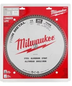 Milwaukee Tools Milwaukee 14" 90 Tooth 1" Arbor Circular Saw Thin Metal Cutting Blade 48-40-4510 -Milwaukee Tool-shop 23346 2 o1hzt2zwbtpw5acq