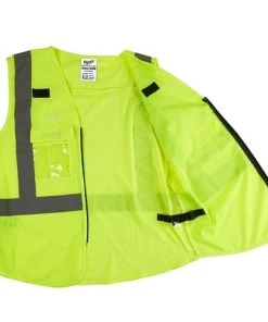 Milwaukee Tools Milwaukee Class 2 High Visibility 10 Pocket Yellow ANSI Safety Vest - 48-73-5021 -Milwaukee Tool-shop 23557 2 6u2lcmd0z9y1qsem 1