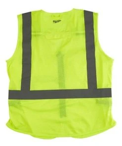 Milwaukee Tools Milwaukee Class 2 High Visibility 10 Pocket Yellow ANSI Safety Vest 4XL/5XL 48-73-5024 11 Milwaukee Tools Milwaukee Class 2 High Visibility 10 Pocket Yellow ANSI Safety Vest 4XL/5XL 48-73-5024 -Milwaukee Tool-shop 23557 3 jxayxcmlfjb5q6f6 2