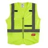 Milwaukee Tools Milwaukee Class 2 High Visibility 10 Pocket Yellow ANSI Safety Vest - 48-73-5021 -Milwaukee Tool-shop 23557 iu3fkr7iqsusli49