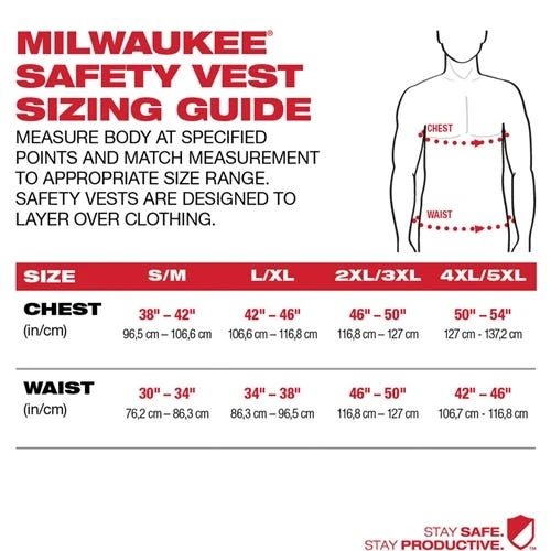 Milwaukee Tools Milwaukee Class 2 High Visibility 10 Pocket Orange ANSI & CSA Safety Vest - Small/Medium 48-73-5071 6 Milwaukee Tools Milwaukee Class 2 High Visibility 10 Pocket Orange ANSI & CSA Safety Vest - Small/Medium 48-73-5071 - Image 4