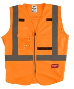Milwaukee Tools Milwaukee Class 2 High Visibility 10 Pocket Orange ANSI & CSA Safety Vest - Small/Medium 48-73-5071