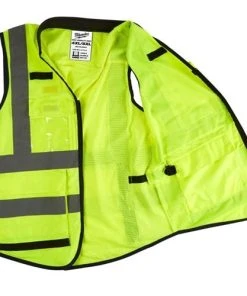 Milwaukee Tools Milwaukee Class 2 High Visibility 15 Pocket Yellow ANSI & CSA Performance Safety Vest - Large/XL 48-73-5082 -Milwaukee Tool-shop 23562 2 uznpqcmyf8czbart 1