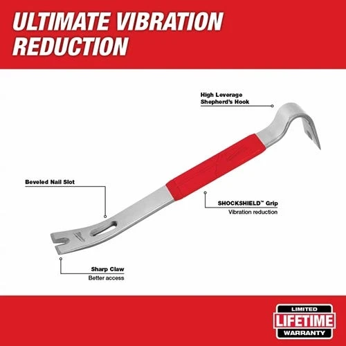 Milwaukee Tools Milwaukee 15" Pry Bar 48-22-9035 6 Milwaukee Tools Milwaukee 15" Pry Bar 48-22-9035 - Image 4