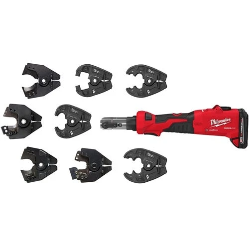 Milwaukee Tools Milwaukee M18 FORCE LOGIC 6T Linear Utility Crimper Kit W/ BG-D3 Jaw & Cutting Jaws 2978-BGKIT 4 Milwaukee Tools Milwaukee M18 FORCE LOGIC 6T Linear Utility Crimper Kit W/ BG-D3 Jaw & Cutting Jaws 2978-BGKIT - Image 2