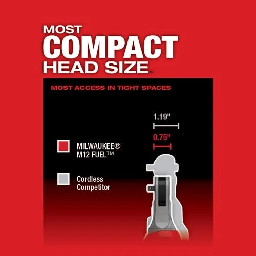 Milwaukee Tools Milwaukee M12 FUEL 1/4" High Speed Ratchet 2566-20 7 Milwaukee Tools Milwaukee M12 FUEL 1/4" High Speed Ratchet 2566-20 - Image 5