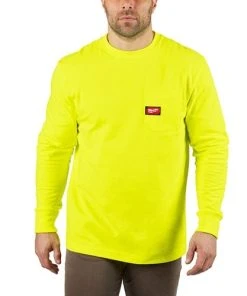 Milwaukee Tools Milwaukee Heavy Duty Long Sleeve High Visibility Pocket T-Shirt 602HV 14 Milwaukee Tools Milwaukee Heavy Duty Long Sleeve High Visibility Pocket T-Shirt 602HV -Milwaukee Tool-shop 24347 3 3qyjxbzj1fhnitf1