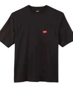 Milwaukee Tools Milwaukee Heavy Duty Short Sleeve Black Pocket T-Shirt 601B 12 Milwaukee Tools Milwaukee Heavy Duty Short Sleeve Black Pocket T-Shirt 601B -Milwaukee Tool-shop 24348 1 2pksh1xbdd99vubv