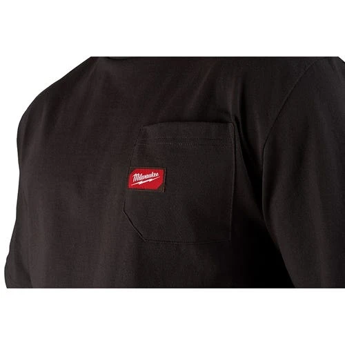 Milwaukee Tools Milwaukee Heavy Duty Short Sleeve Black Pocket T-Shirt 601B 9 Milwaukee Tools Milwaukee Heavy Duty Short Sleeve Black Pocket T-Shirt 601B - Image 7