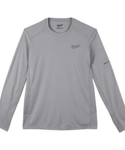 Milwaukee Tools Milwaukee WORKSKIN Lightweight Performance Long Sleeve Gray Shirt 415G