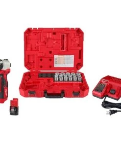 Milwaukee Tools Milwaukee M12 Cable Stripper Kit With 17 Cu THHN / XHHW Bushings 2435CU-21S