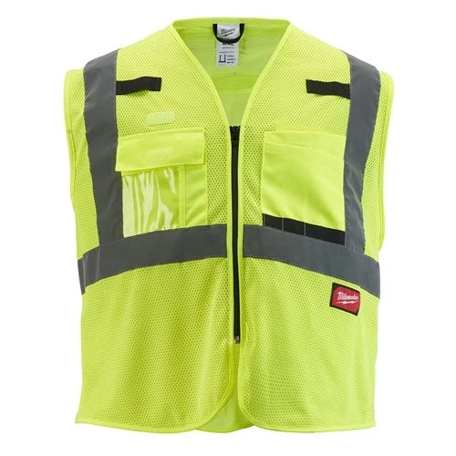 Milwaukee Tools Milwaukee Class 2 Non-Breakaway High Visibility Orange Mesh Safety Vest - 2XL/3XL 48-73-5117 3 Milwaukee Tools Milwaukee Class 2 Non-Breakaway High Visibility Orange Mesh Safety Vest - 2XL/3XL 48-73-5117