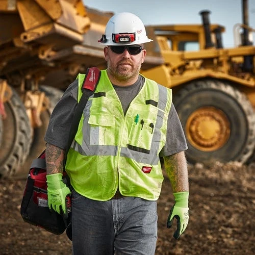 Milwaukee Tools Milwaukee Class 2 Breakaway High Visibility Orange Mesh Safety Vest - Small/Medium 48-73-5125 6 Milwaukee Tools Milwaukee Class 2 Breakaway High Visibility Orange Mesh Safety Vest - Small/Medium 48-73-5125 - Image 4