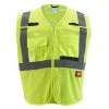 Milwaukee Tools Milwaukee Class 2 Breakaway High Visibility Yellow Mesh Safety Vest - Small/Medium 48-73-5121