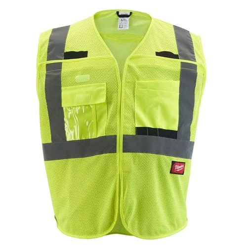 Milwaukee Tools Milwaukee Class 2 Breakaway High Visibility Orange Mesh Safety Vest - Large/XL 48-73-5126 8 Milwaukee Tools Milwaukee Class 2 Breakaway High Visibility Orange Mesh Safety Vest - Large/XL 48-73-5126 - Image 6