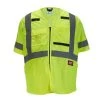 Milwaukee Tools Milwaukee Type R Class 3 High Visibility 10 Pocket Yellow Safety Vest - 48-73-5141 -Milwaukee Tool-shop 24542 8i25p3qnskd69nlw 5