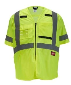 Milwaukee Tools Milwaukee Type R Class 3 High Visibility 10 Pocket Orange Safety Vest - Large/XL 48-73-5146