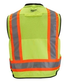 Milwaukee Tools Milwaukee Type R Class 2 Surveyor's High Visibility 27 Pocket Yellow Safety Vest - 4XL/5XL 48-73-5164 -Milwaukee Tool-shop 24548 2 xp9dipbu6y40l9ga 4