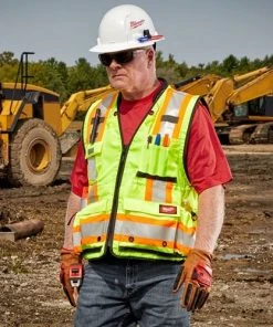 Milwaukee Tools Milwaukee Type R Class 2 Surveyor's High Visibility 27 Pocket Orange Safety Vest - Large/XL 48-73-5166 15 Milwaukee Tools Milwaukee Type R Class 2 Surveyor's High Visibility 27 Pocket Orange Safety Vest - Large/XL 48-73-5166 -Milwaukee Tool-shop 24548 5 5bnqbxg7uc6krobu 6