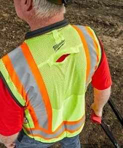 Milwaukee Tools Milwaukee Type R Class 2 Surveyor's High Visibility 27 Pocket Yellow Safety Vest - 2XL/3XL 48-73-5163 -Milwaukee Tool-shop 24548 6 kaglo16uxmedrq14 2