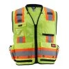 Milwaukee Tools Milwaukee Type R Class 2 Surveyor's High Visibility 27 Pocket Orange Safety Vest - Large/XL 48-73-5166 -Milwaukee Tool-shop 24548 7xek04w5goiksyzr 6