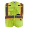 Milwaukee Tools Milwaukee Type R Class 2 Breakaway High Visibility Mesh 9 Pocket Yellow Safety Vest - 48-73-5171