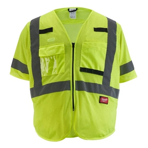 Milwaukee Tools Milwaukee Class 3 High Visibility Orange Mesh Safety Vest - 2XL/3XL 48-73-5137 3 Milwaukee Tools Milwaukee Class 3 High Visibility Orange Mesh Safety Vest - 2XL/3XL 48-73-5137