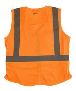 Milwaukee Tools Milwaukee Class 2 High Visibility 10 Pocket Orange ANSI Safety Vest - Small/Medium 48-73-5031 -Milwaukee Tool-shop 24582 2 qzenfba9chf5vvpp 2