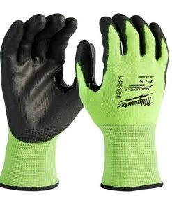 Milwaukee Tools Milwaukee High-Visibility Cut Level 3 Polyurethane Dipped Gloves - 2X 48-73-8934 15 Milwaukee Tools Milwaukee High-Visibility Cut Level 3 Polyurethane Dipped Gloves - 2X 48-73-8934 -Milwaukee Tool-shop 24614 0oefsn0jicq0wjkr 5