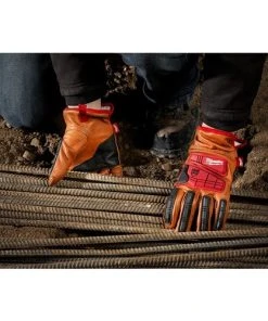 Milwaukee Tools Milwaukee Impact Cut Level 3 Goatskin Leather Gloves - 48-22-8770 -Milwaukee Tool-shop 24621 4 qkgtigpami7zhj6j 5