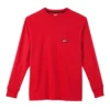 Milwaukee Tools Milwaukee Heavy Duty Long Sleeve Red Pocket T-Shirt 602R