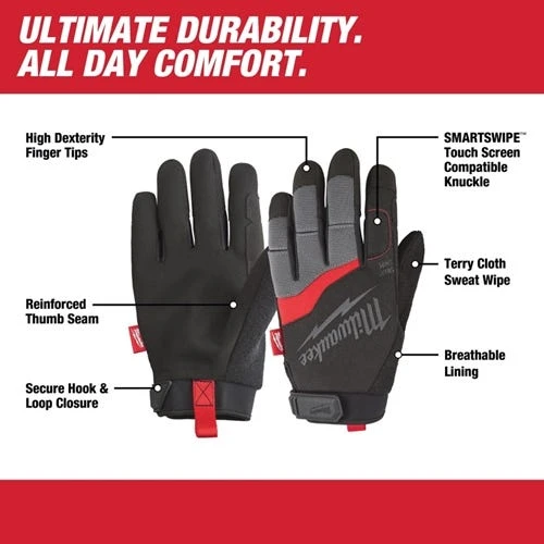 Milwaukee Tools Milwaukee Performance Gloves - Medium 48-22-8721 8 Milwaukee Tools Milwaukee Performance Gloves - Medium 48-22-8721 - Image 6