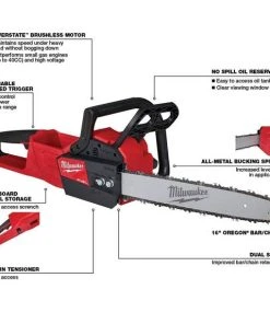 Milwaukee Tools Milwaukee M18 FUEL 16" Chainsaw (Tool Only) 2727-20 -Milwaukee Tool-shop 2727 20 3