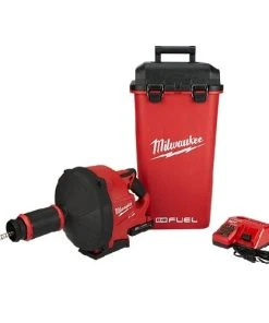 Milwaukee Tools Milwaukee M18 FUEL Drain Snake Auto Feed 5/16" X 35' Bulb Kit 2772A-21