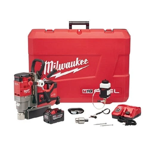 Milwaukee Tools Milwaukee M18 FUEL 1-1/2" Lineman Mag Drill (9.0Ah) Kit 2788-22HD 3 Milwaukee Tools Milwaukee M18 FUEL 1-1/2" Lineman Mag Drill (9.0Ah) Kit 2788-22HD