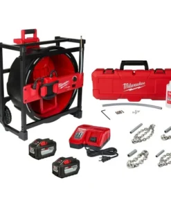Milwaukee Tools Milwaukee M18 FUEL™ High Speed Chain Snake Kit For 1-1/2” – 4” Pipes 2819-22