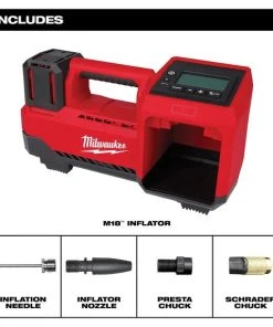 Milwaukee Tools Milwaukee M18 Cordless Tire Inflator (Bare Tool) 2848-20 -Milwaukee Tool-shop 2848 20 7