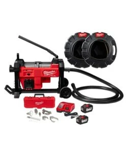 Milwaukee Tools Milwaukee M18 Fuel Sewer Sectional Machine W/ Cable Drive Kit 2871A-22